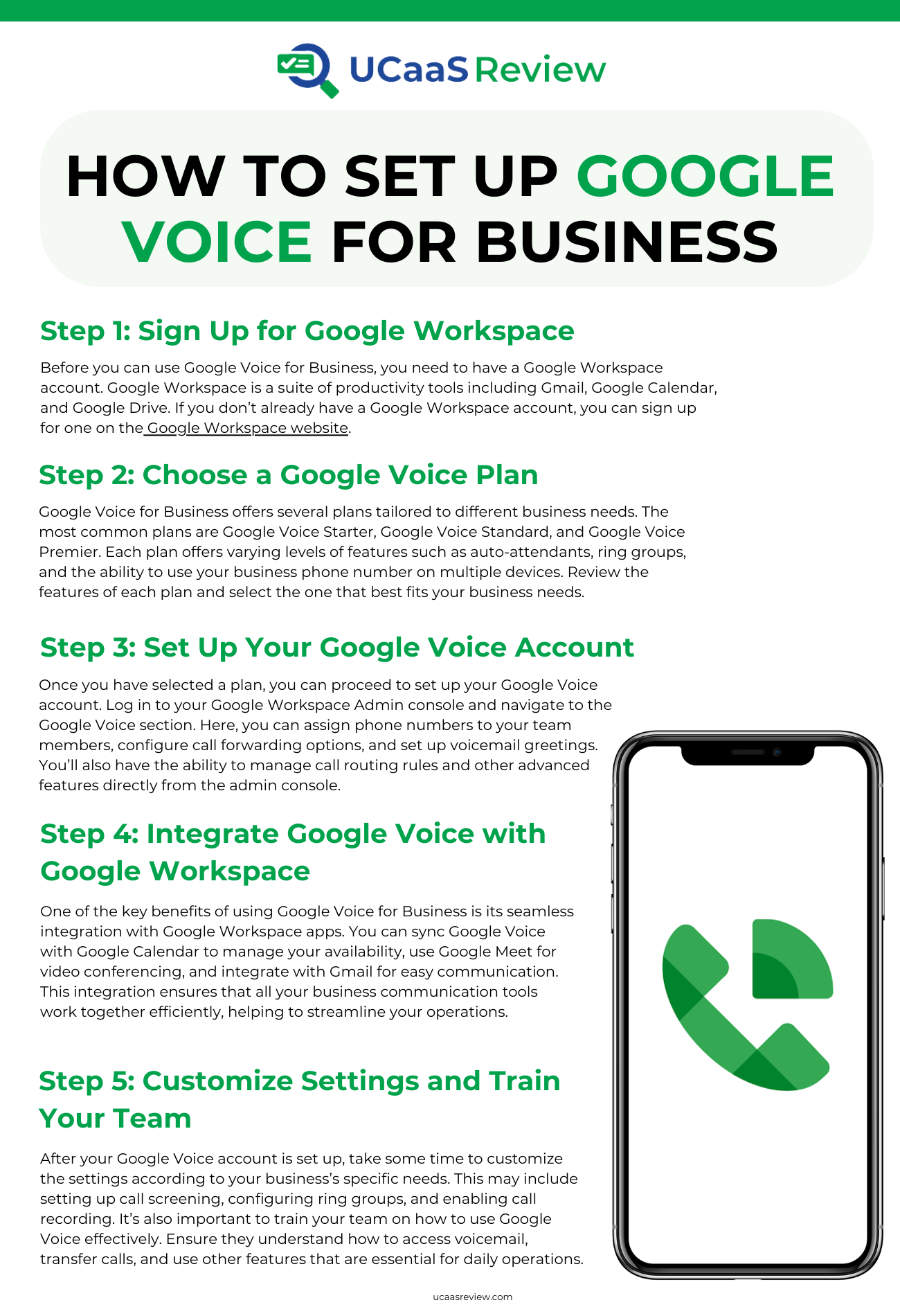 How to Set Up Google Voice for Business