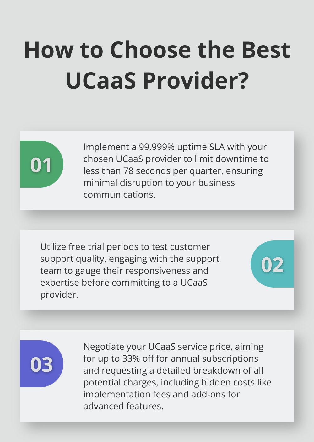 Infographic: How to Choose the Best UCaaS Provider?