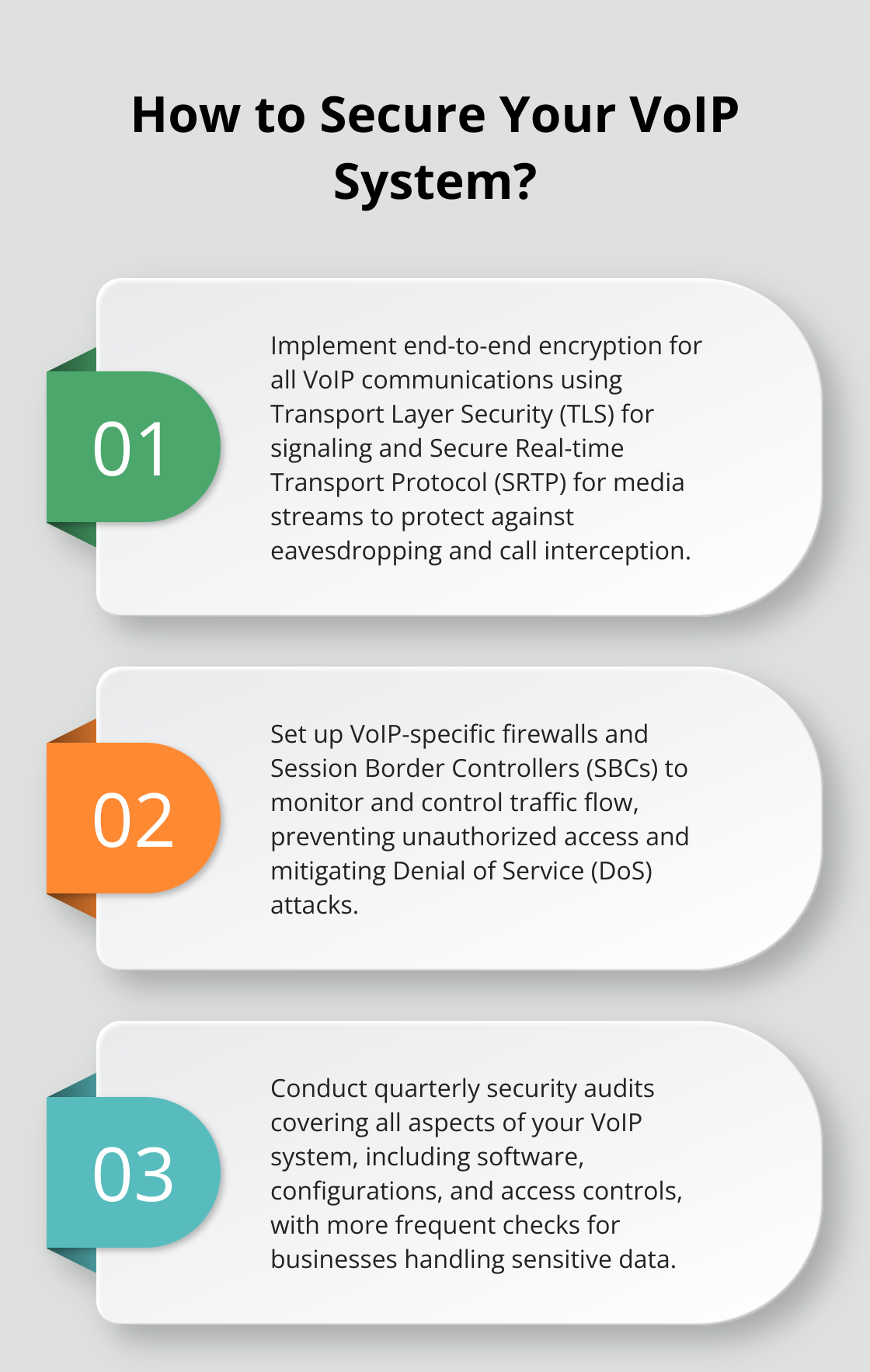 Infographic: How to Secure Your VoIP System?