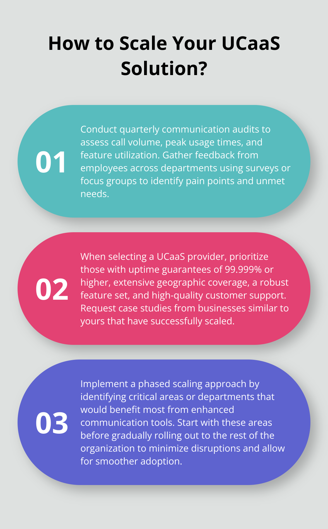 Infographic: How to Scale Your UCaaS Solution?