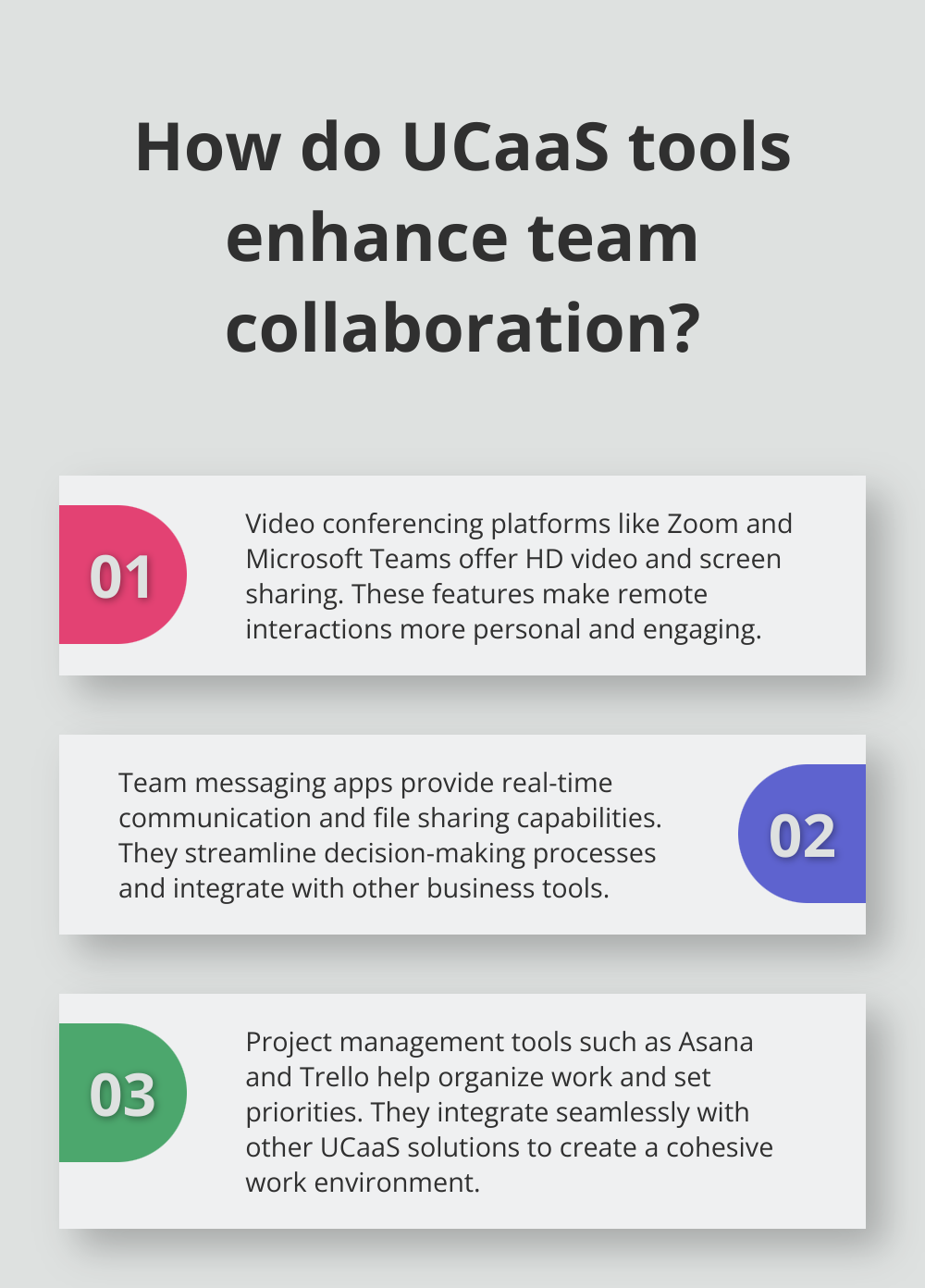 Infographic: How do UCaaS tools enhance team collaboration? - UCaaS collaboration