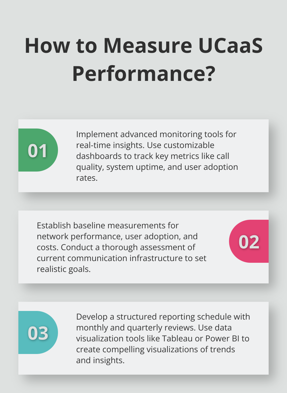 Infographic: How to Measure UCaaS Performance? - UCaaS metrics