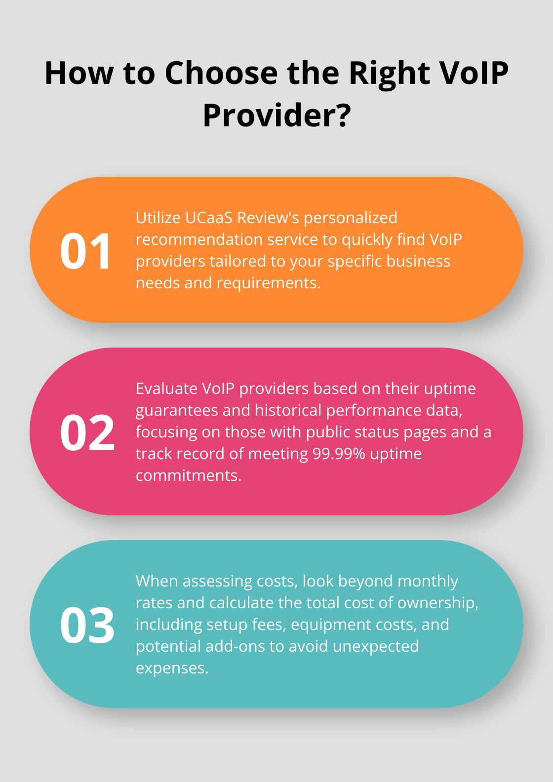 Infographic: How to Choose the Right VoIP Provider?