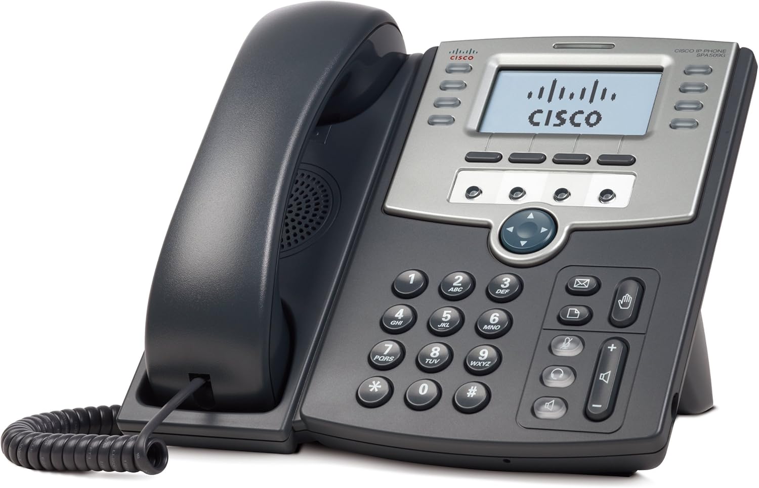 Cisco IP phone model spa-50g, showcasing its sleek design and user-friendly interface for efficient communication