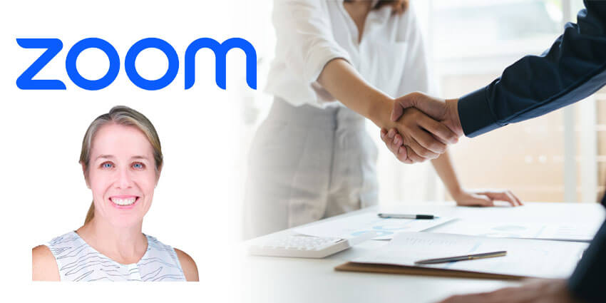 Portrait of Kimberly Storin, who has been appointed as the Chief Marketing Officer (CMO) of Zoom Video Communications.